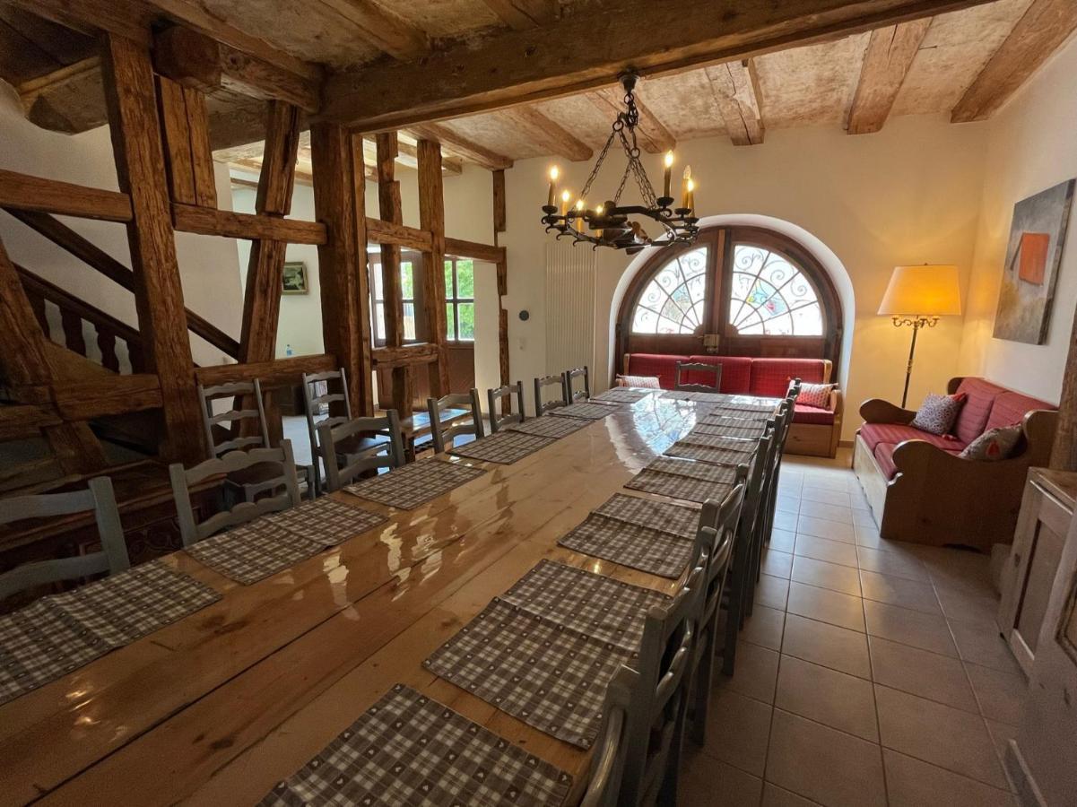 Domaine La Cour Des Nobles - Demeure, Maison Et Appartements Au Coeur De Рикевир Экстерьер фото